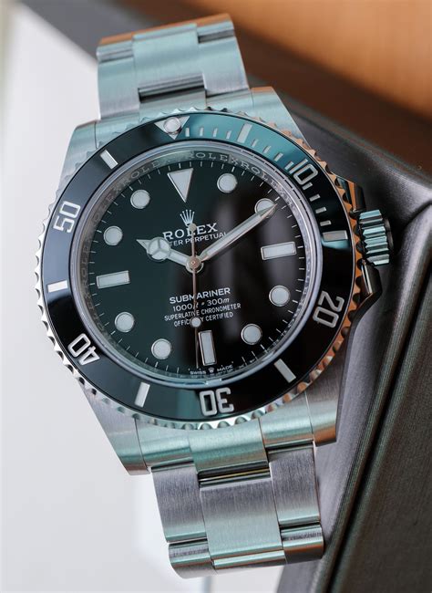 non ceramic rolex with date|rolex submariner model 124060.